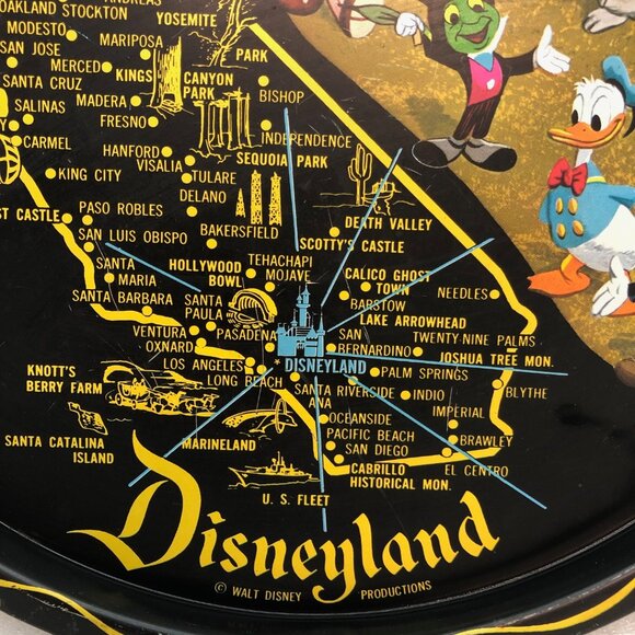 Vintage California  Disneyland Souvenir Tray - Picture 7 of 9